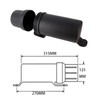 Universal Motorcycle Tool Tube Kit,84-125mm Diameter Waterproof Storage Canister with