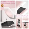 Pocket Mini Umbrella 6-Rib Frame Micro Palm Size, Travel Compact