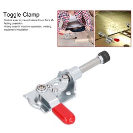 Fafeicy Stainless Steel Toggle Tensioner, Push-Pull Toggle Tensioner, Non-Slip Horizontal Quick Release Toggle Tensioner, 40 kg / 88.2 lb Holding Capacity, Plastic Cover Handle