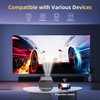 Cacacol P20 Pro Smart Projector with WiFi 6 and Bluetooth,