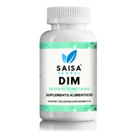 DIM (Diindolilmetano) 120 Cápsulas | Equilibrio Hormonal, Salud Femenina y Detox Natural | Saisa Herbal