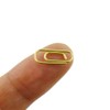 50 Count Metal Mini Paper Clips 3/5 Inch Nickelage Finishes