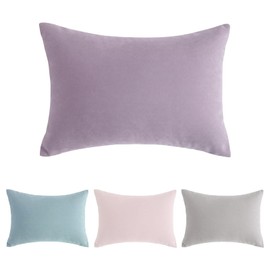 FILOEEX Small Pillows for Sleeping,11"x7" Mini Pillow,Soft Pillow with Pillowcase,Tiny Pillows for Adult Kids,Cats,Dogs,Office Waist Support,Machine Washable (violet)