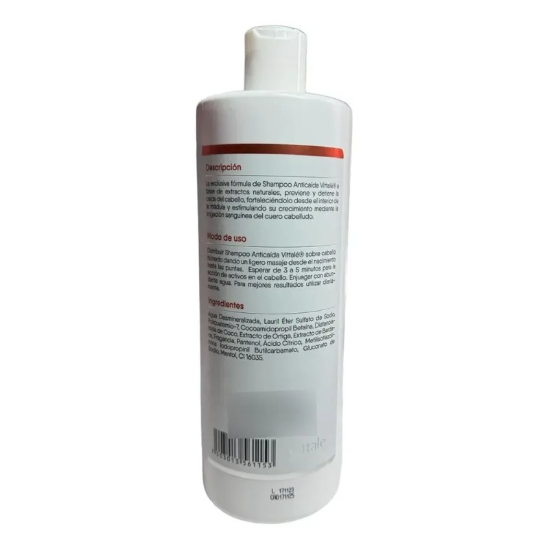 Shampoo Anticaida 1 Lt Vittale Professional