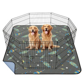 Washable Pee Pads for Dogs: Lagre Reusable Pee Pads for Dogs, Waterproof & Leakproof Reusable Puppy Pad, Non-Slip Whelping Pee Pads & Potty Training Pad for Floor, Playpen,Crate,Bed, 1 Pack 72x72 Inch