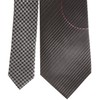 Hiroko Koshino Homme Necktie, grey base / pink dot