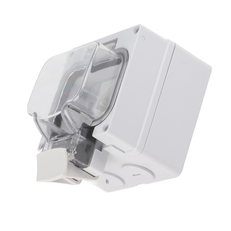 Outdoor Socket IP66 Weatherproof German Outdoors Outlet for Gardens Workshops