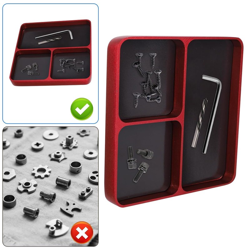 Hoite Magnet Tool Tray, 9.8 X 9.87 X 11cm 3
