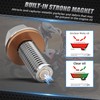 NICECNC M8X1.25 Sliver Magnetic Oil Drain Plug Bolt Compatible with