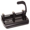Officemate Heavy Duty Adjustable 2-3 Hole Punch with Lever Handle,