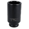 34mm Metric 1/2" Drive Deep Rear Hub Axle Spindle Nut