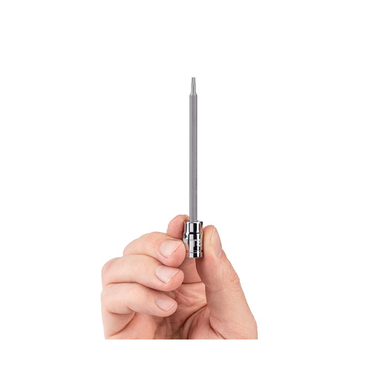TEKTON 1/4 Inch Drive x T8 Long Torx Bit Socket