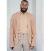 Know Me ME2105AA Men's Knit Turtleneck and Oversized Cardigan Sewing