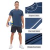 Camisetas de natación para hombre, protección solar UPF 50+, playera