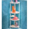 Betterware Repisa Esquinero para Baño Color Blanco De 4 Niveles