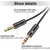 OOYES 2 in 1 Headphone Mic Splitters Cable,3.5mm Jack Audio