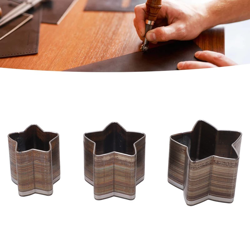 5 Pointed Star Leather Cutting Die Box Pentagram Hand Cut