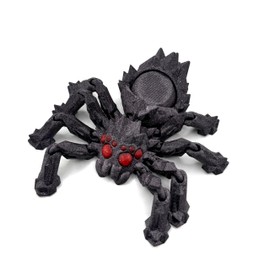3D Printed Flexible Articulated Spider, Fidget Spinner, Birthday Toy Gift, Easter Basket Stuffer, Christmas Stocking Stuffer, Hallloween Spooky Scary, Party Favor, Movable Legs, may help with ADHD