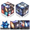 KATELUO 2 in 1 Magic Cube, Star Clear Sky Infinity