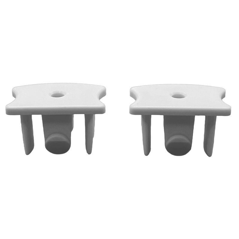 2 pcs Champion Bottom Rail End Cap for Cordless 1"