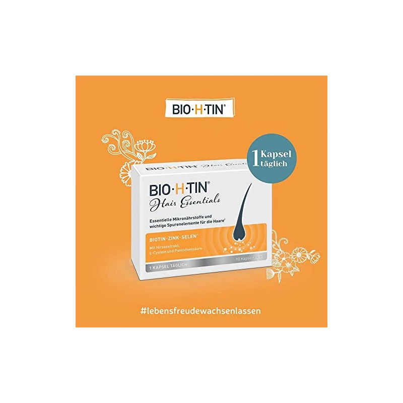 Bio-H-Tin Hair Essentials Micronutrient Capsules Pack of 90