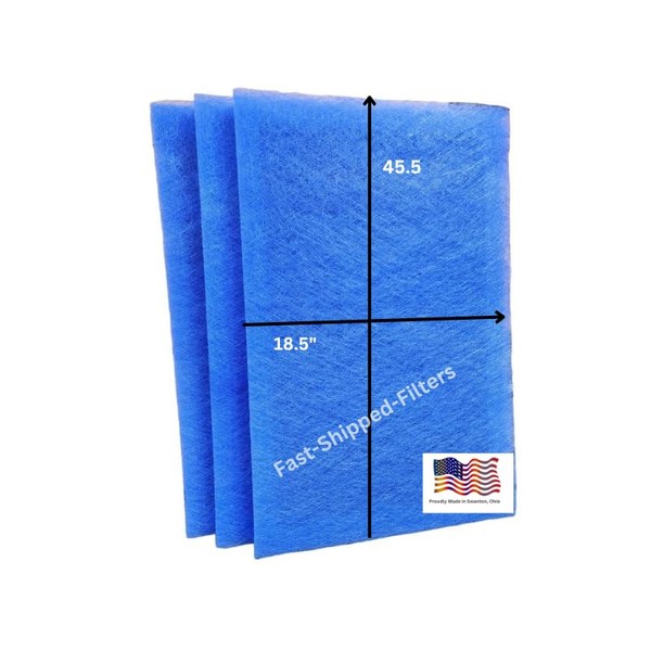 Fast-Shipped-Filters 3 Pack 20x48 Replacement Filter Pads Compatible with MicroPower