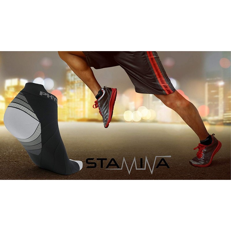 Physix Gear Plantar Fasciitis Compression Socks for Women & Men,