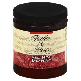 Fischer & Wieser Jalapeno Jelly Red Hot 10.9 oz (Pack of 6)