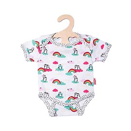 Heless 2121 - Bodysuit for Dolls in Penguin Polka Dots Design Size 35 - 45 cm
