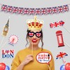 25Pcs British Photo Booth Props Kit British National Day Party