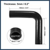 INFINAUTO 28mm 1.10" ID 90 Degree Elbow Silicone Reducer Hose