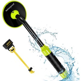 Underwater Metal Detector Impulse Induction High Sensitivity IP68 Waterproof Handheld Metal Scanner for Grass Mud Dust Soil