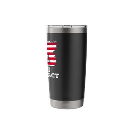 Freedom Democracy Truth American Patriot US Flag Est. 1961 Stainless Steel Insulated Tumbler