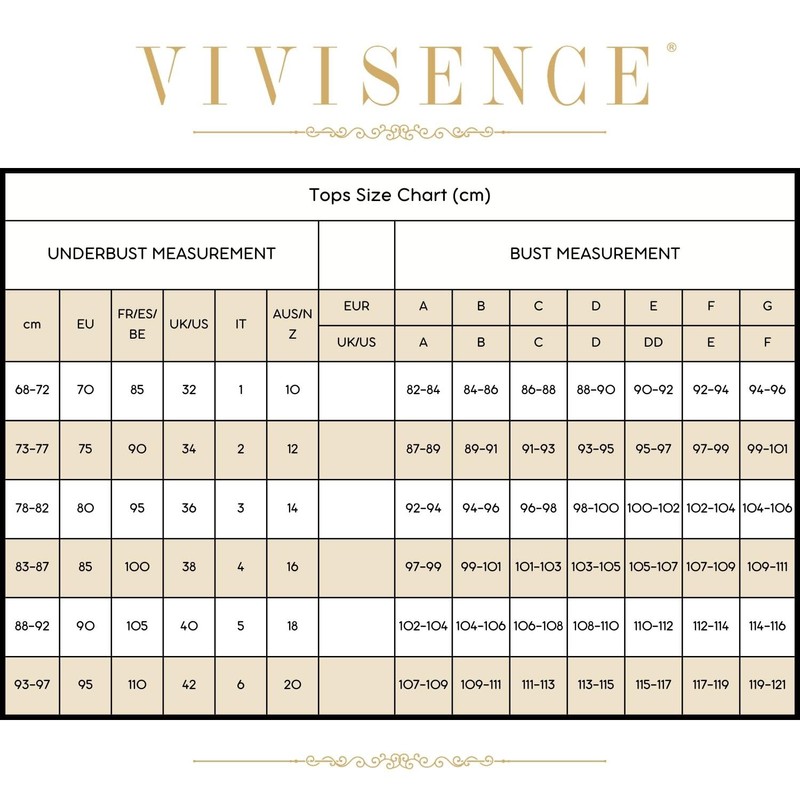 VIVISENCE Bikini Top Padded with Underwire Click Closure Tropical Pattern