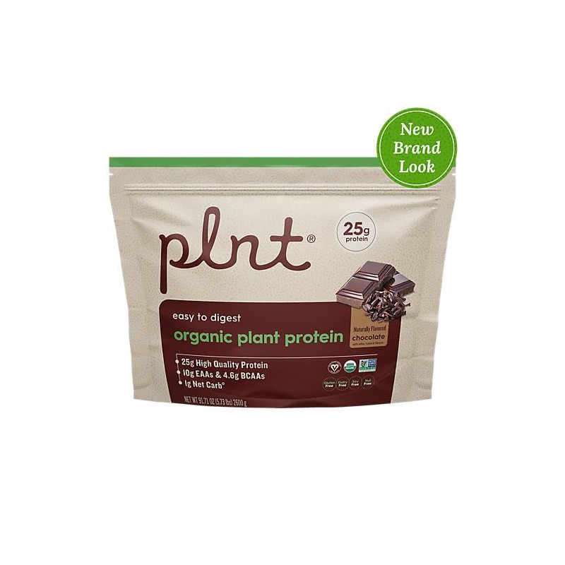 Organic Plant Protein Powder a" Chocolate a" 5.73 lbs./65 Servings