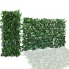 JOYSFIT Expandable Faux Ivy Fence,Artificial Privacy Screen Decor for Outdoor