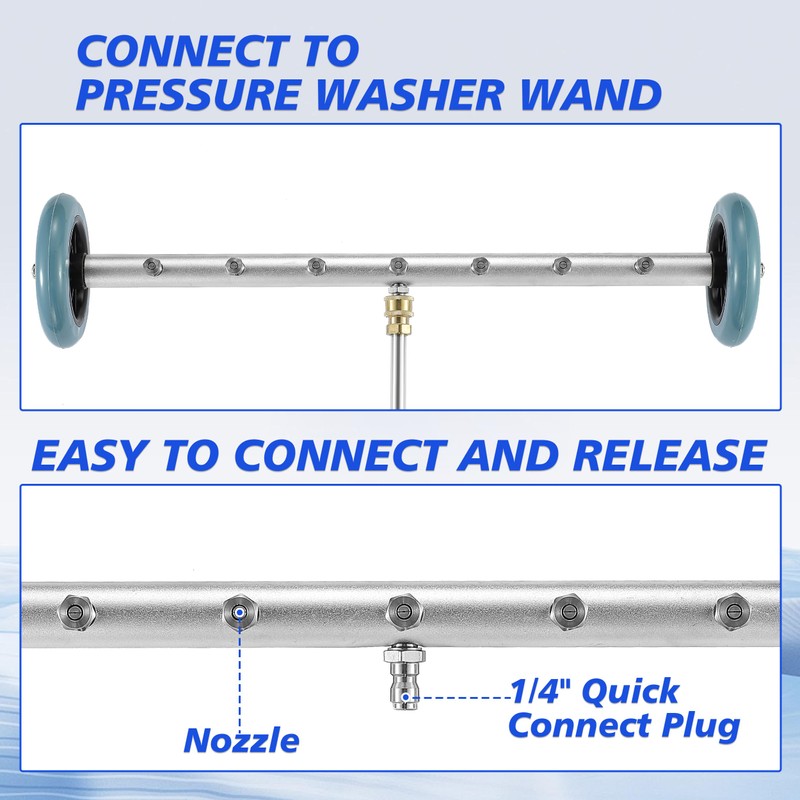 RIDGE WASHER Pressure Washer Undercarriage Cleaner, 24 Inch Undercarriage Car