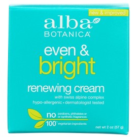 Alba Botanica Even & Bright Renewing Cream - 2oz