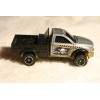 Matchbox 2022 MATCHBOX 2016 SILVER DODGE RAM UTILITY FLATBED LOOSE