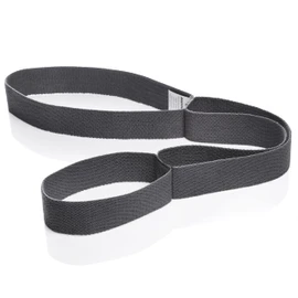 BODYMATE Stretch Yoga Strap with 3 Loops - Fixed Length (Not Elastic) - 100% Cotton - 75 x 3.8 cm