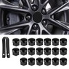 Kalmaegee 20PCS 17MM Wheel Nut Covers Universal Car Wheel Lug