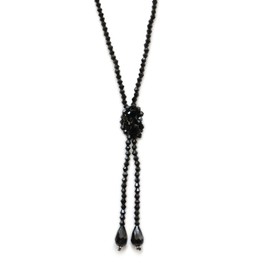 JewelVOX Necklace, Beaded & Crystal, Lariat, Long Necklace, Adult, Popular, Fashionable, Long, No Gemstone