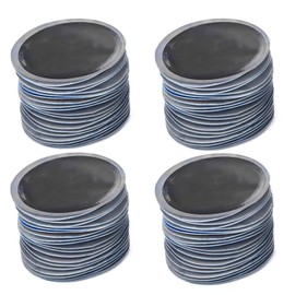 80PCS Rubber Tire Repair Patches, 58mm Car Round Rubber Tire Tyre Puncture Repair Cold Patch Tubeless Patches Puncture Fix for Motorcycles Cars