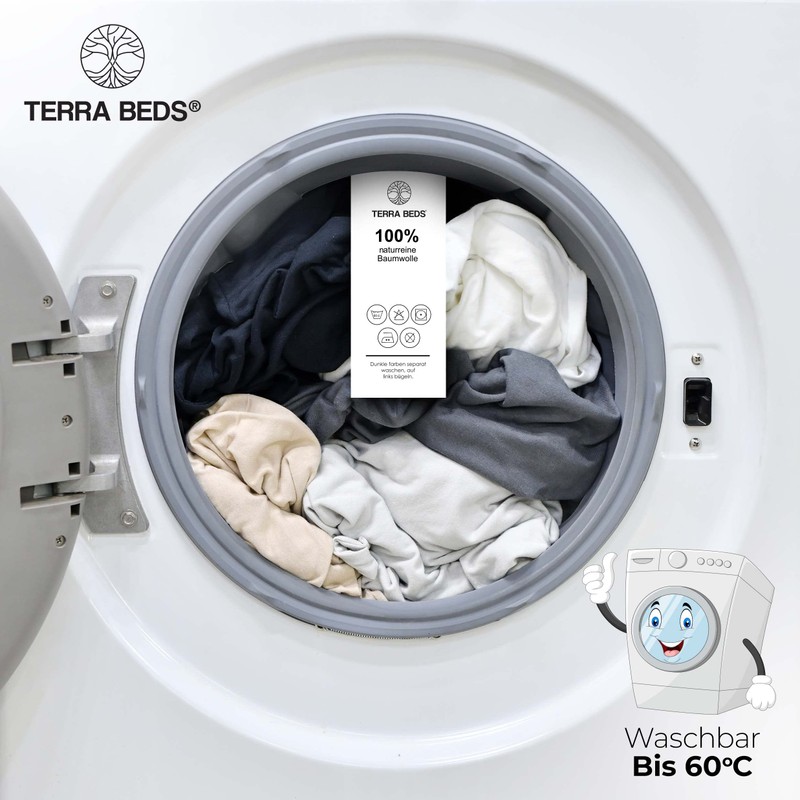 Terra Beds Premium Fitted Sheet - Flat Sheet 90 x