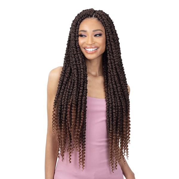 FreeTress Crochet Braids 3X Large Passion Twist 24" (3-pack, 2)