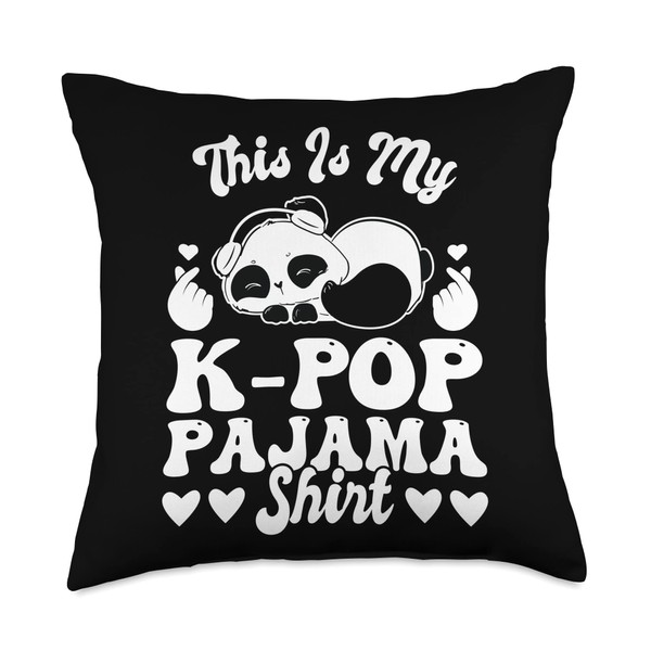 This is my k-pop pajama k-pop merchandise k-pop Throw Pillow