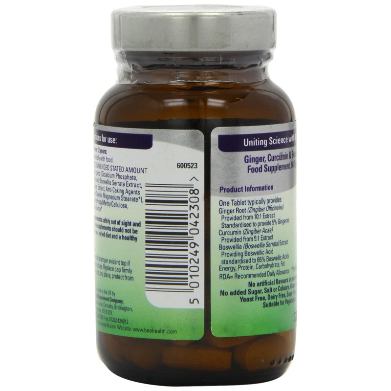 FSC Ginger Curcumin and Boswellia - Pack of 60 Tablets