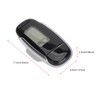 Step Counter Large LCD Screen USB Rechargeable Accurate Portable Lightweight