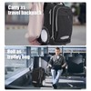 Backpack with Wheel,Rolling Backpack with Double Reinforce Telescoping Handle and