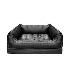 NGHT Mulberry Silk Pet Bed for Dogs Cats Pets in Small Medium Large Sizes- Washable Durable for Soft Hair and Skin (Large, Black)